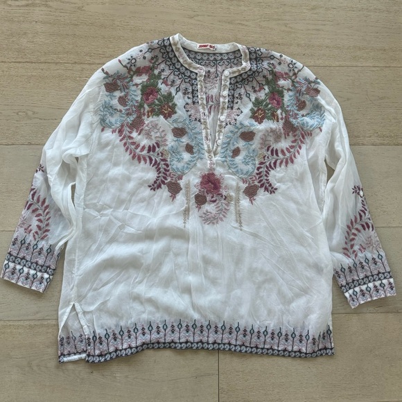 Johnny Was Sundae Tunic sz medium - Picture 5 of 9